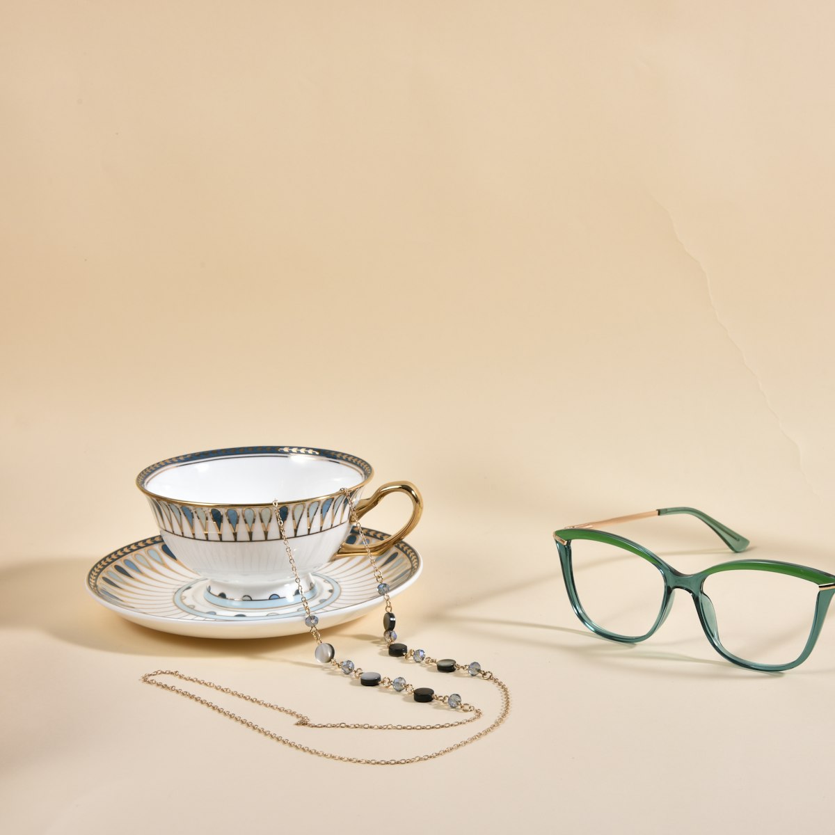 Juno eyeglasses on a table
