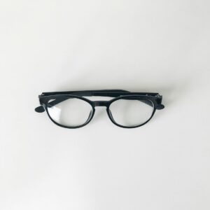 Meridian titanium rectangle eyeglasses